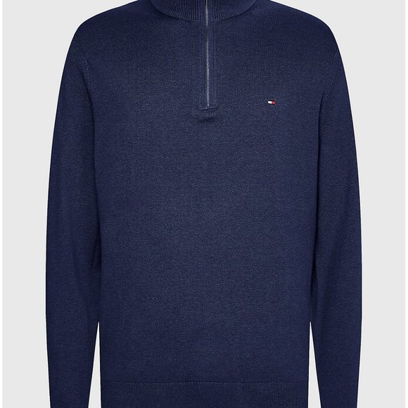 BRAND NEW! Tommy Hilfiger Men's Regular-Fit Pima Cotton Cashmere Blend - Picture 4 of 4